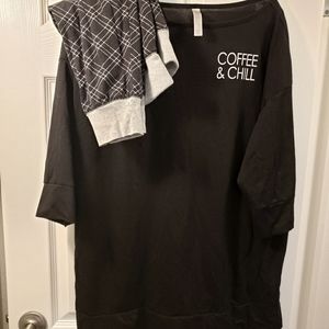 Coffee and Chill pj set